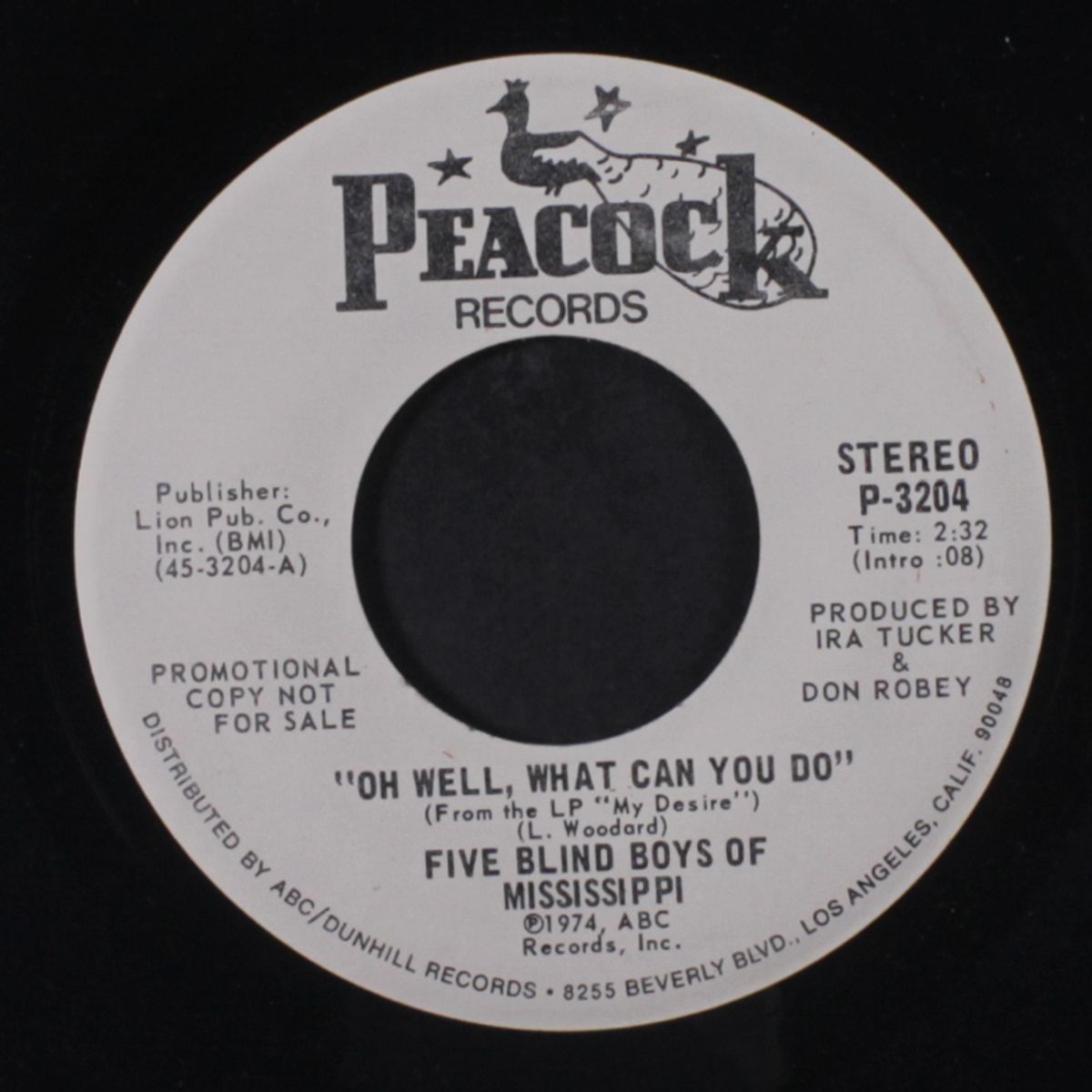oh well, what can you do / mono by FIVE BLIND BOYS OF MISSISSIPPI