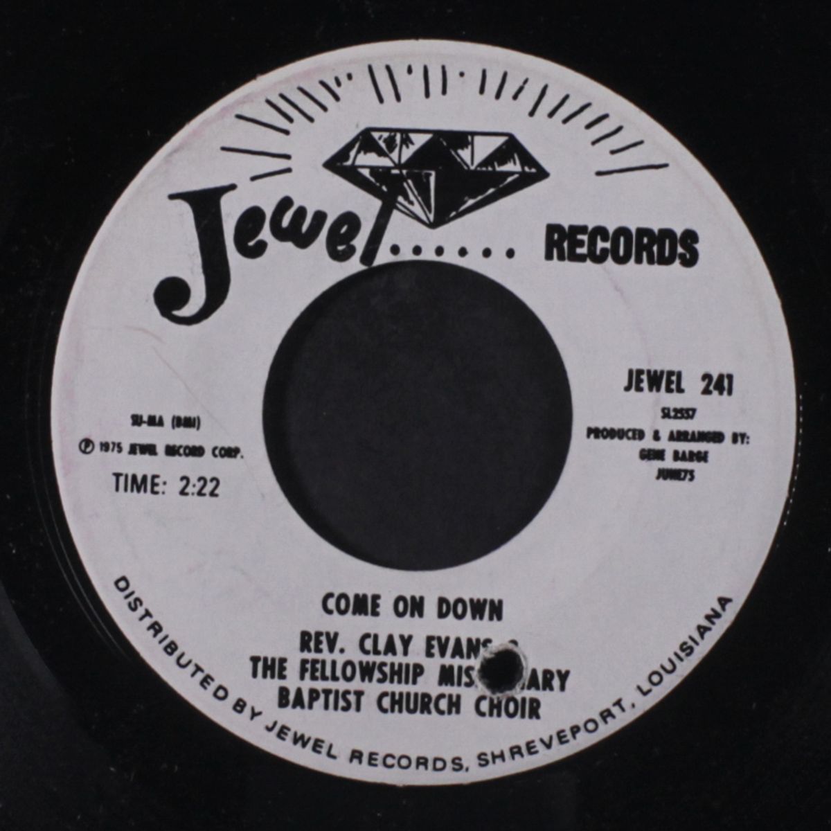 come on down / he looked beyond my fault by REV. CLAY EVANS