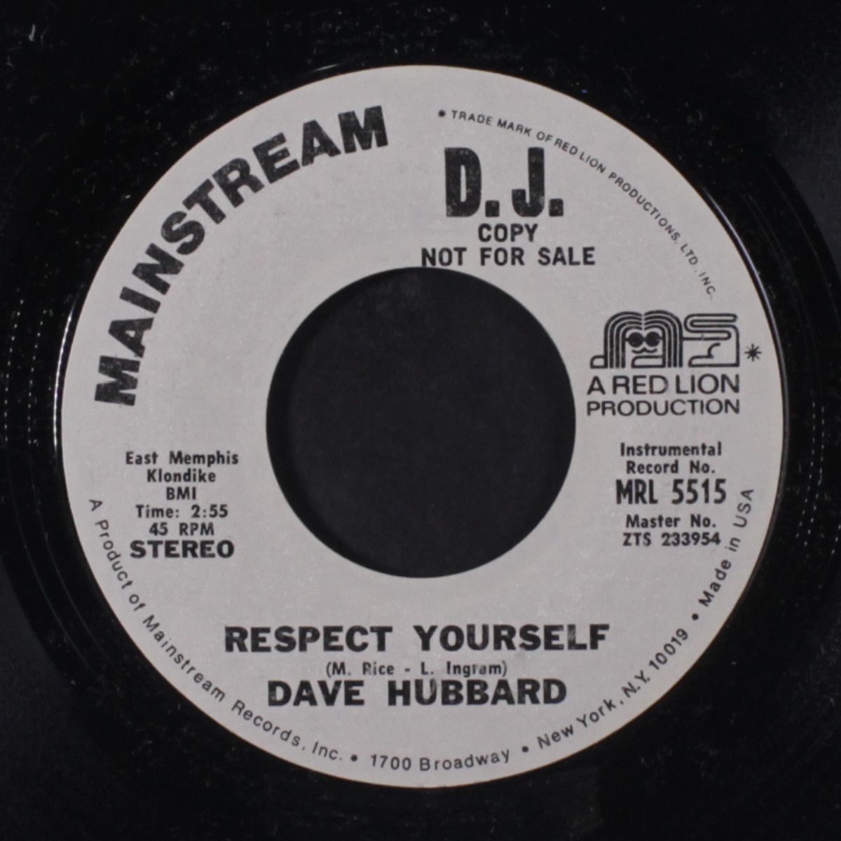 respect yourself / same by DAVE HUBBARD
