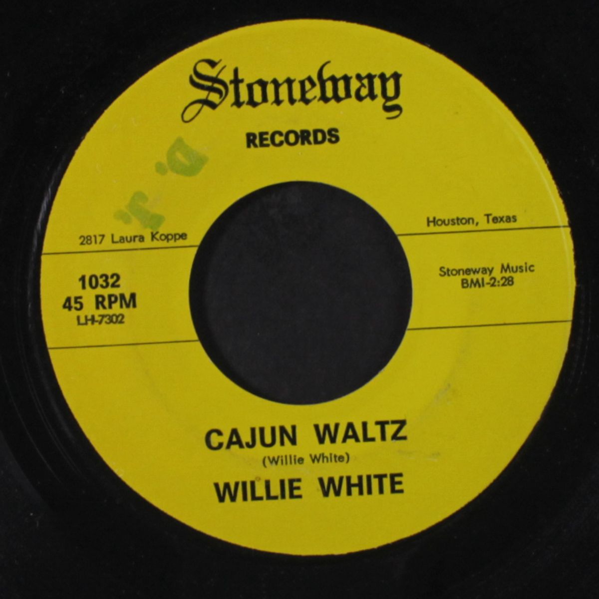 cajun waltz / the alligator hole by WILLIE WHITE