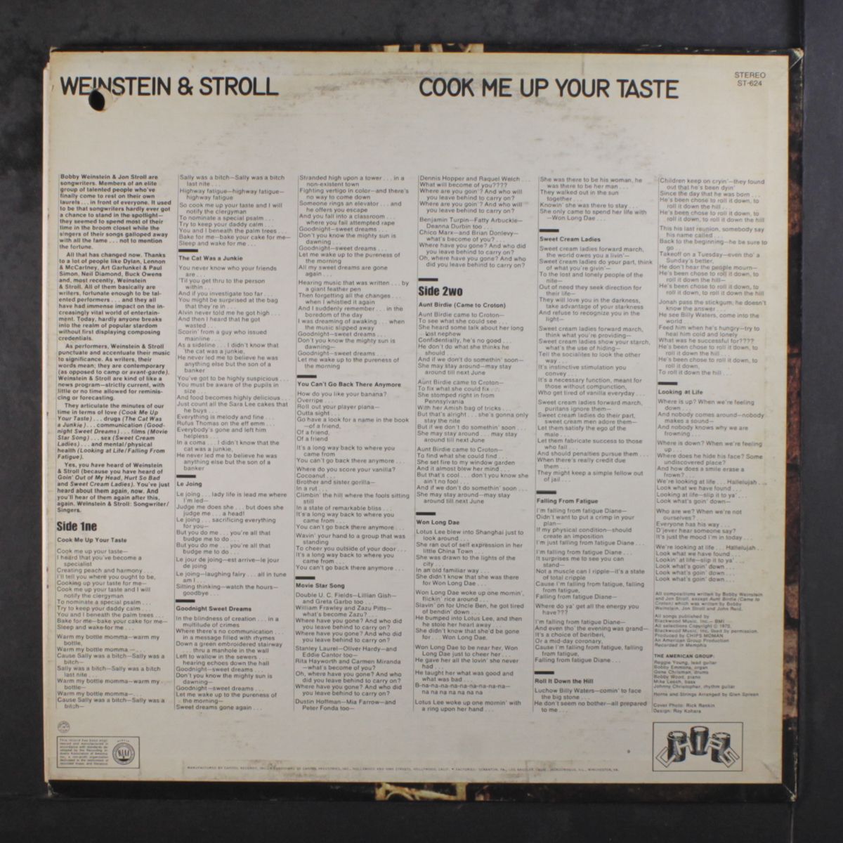 cook me up your taste by WEINSTEIN & STROLL