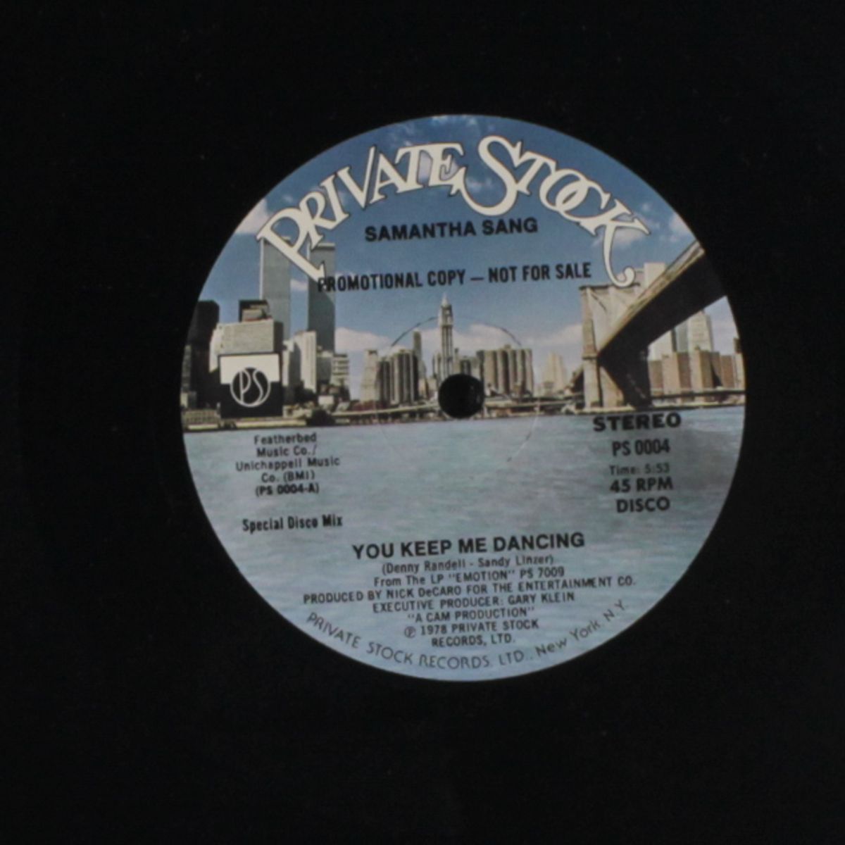 you keep me dancing (special disco mix) by SAMANTHA SANG