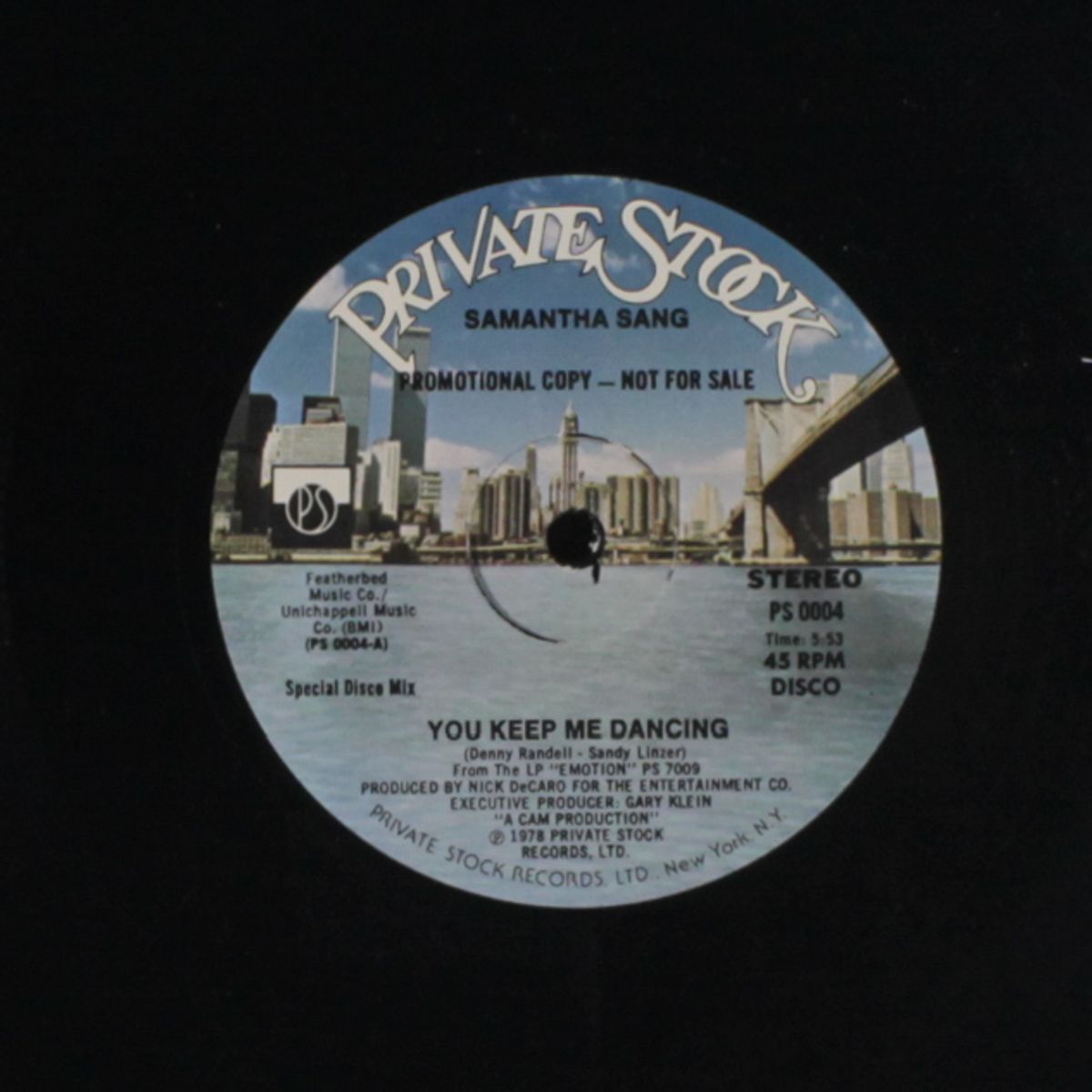 you keep me dancing (special disco mix) by SAMANTHA SANG
