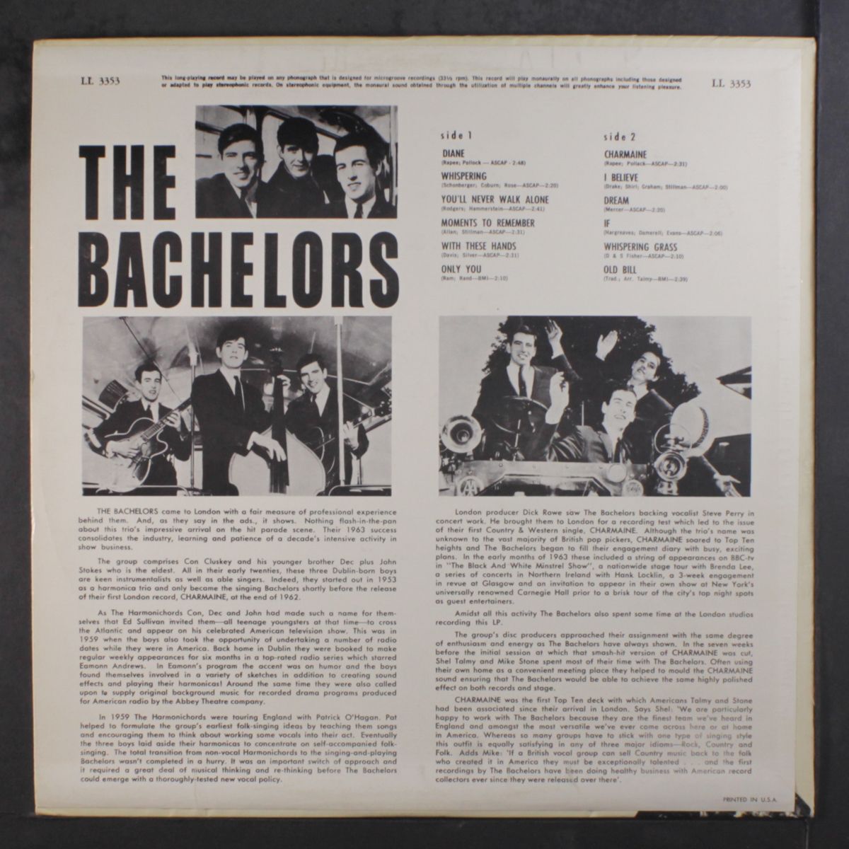presenting: by BACHELORS