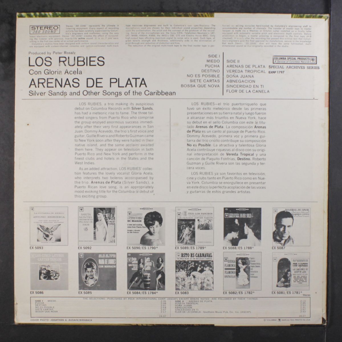 arenas de plata - silver sands and other songs of the caribbean by LOS RUBIES CON GLORIA ACELA