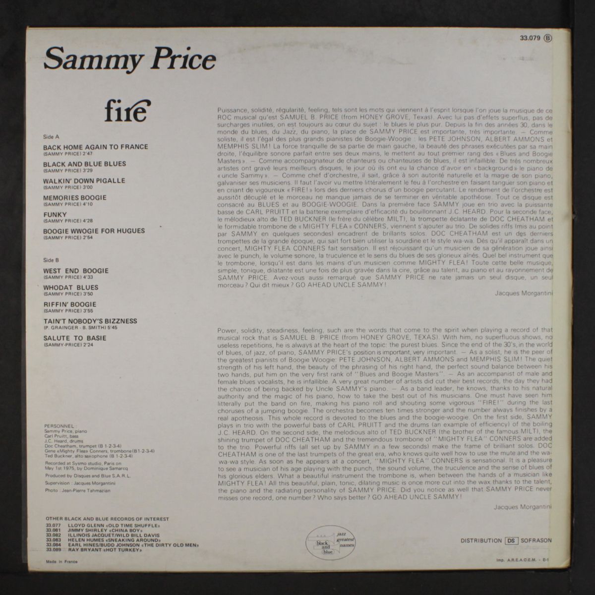 fire by SAMMY PRICE