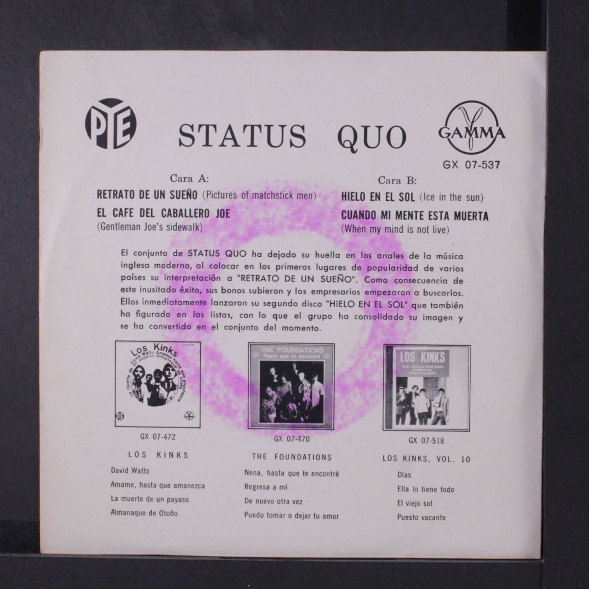 retrato de un sueno - hielo en el sol by STATUS QUO