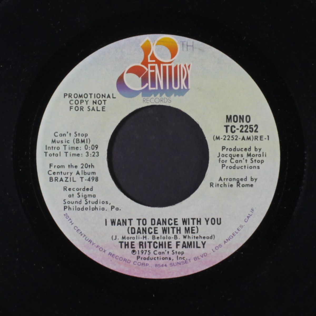 i want to dance with you / mono by RITCHIE FAMILY