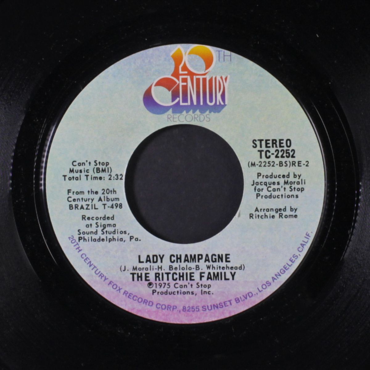 i want to dance with you (dance with me / lady champagne) by RITCHIE FAMILY