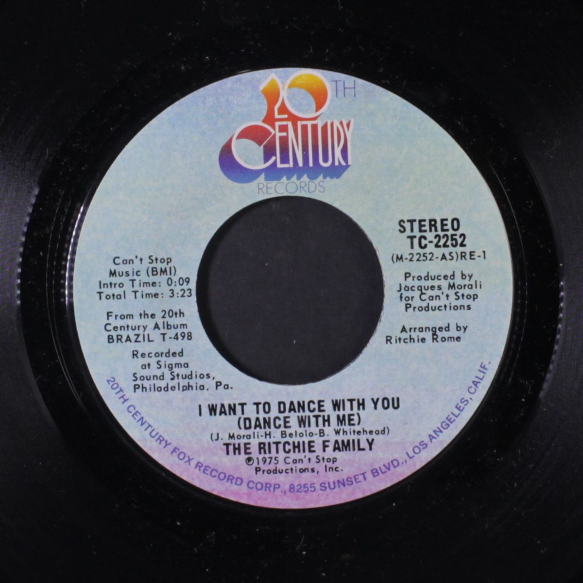 i want to dance with you (dance with me / lady champagne) by RITCHIE FAMILY