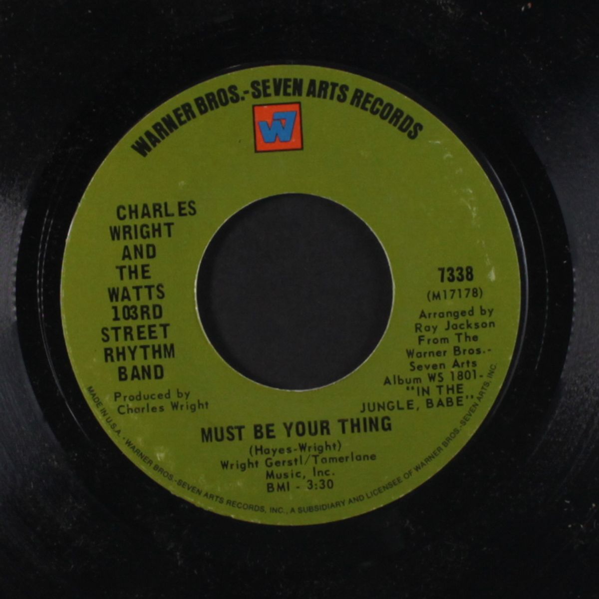 must be your thing / comment by CHARLES WRIGHT & WATTS 103RD ST RHYTHM BAND