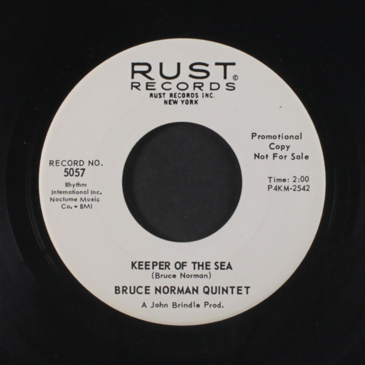 arabian rhythm / keeper of the sea by BRUCE NORMAN QUINTET