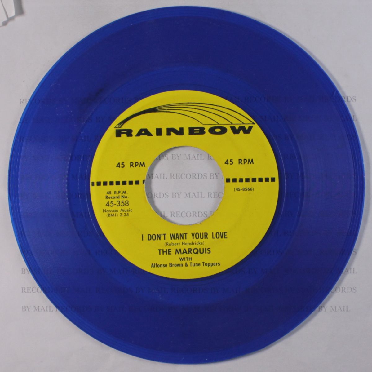 i don't want your love / popcorn willie by MARQUIS