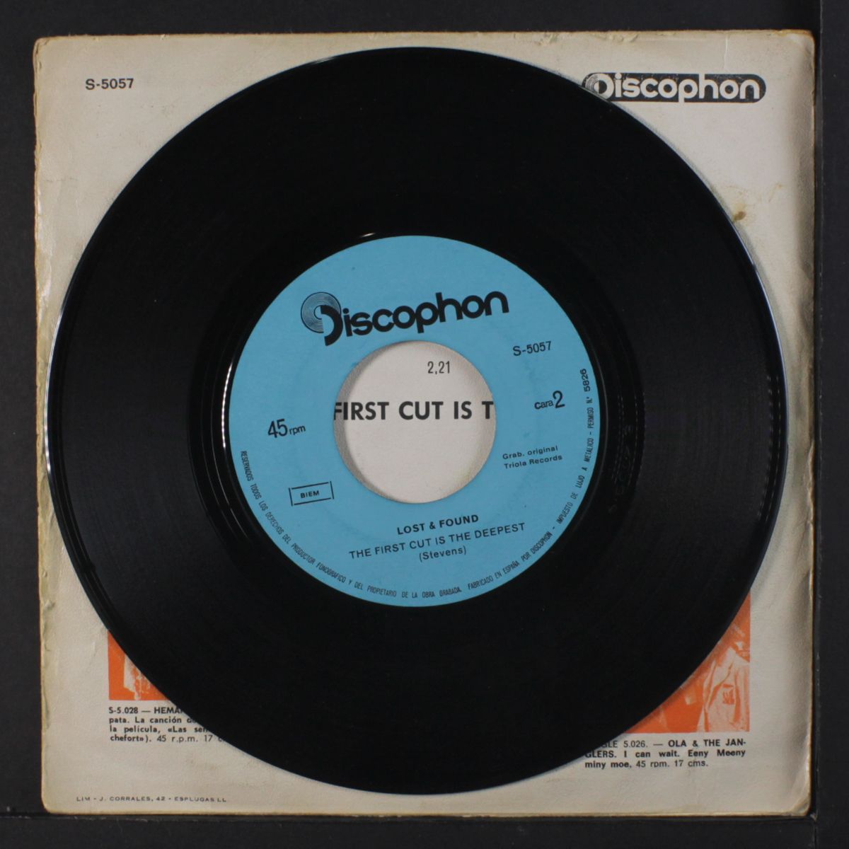 no, no, no, no / the first cut is the deepest by LOST & FOUND
