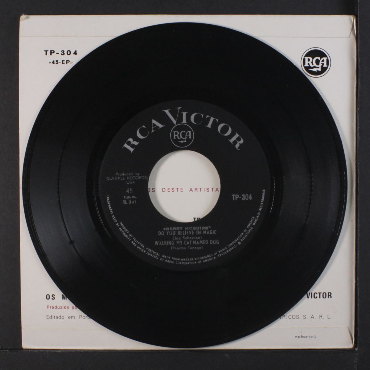 there's nothing else on my mind + 3 by BARRY MCGUIRE