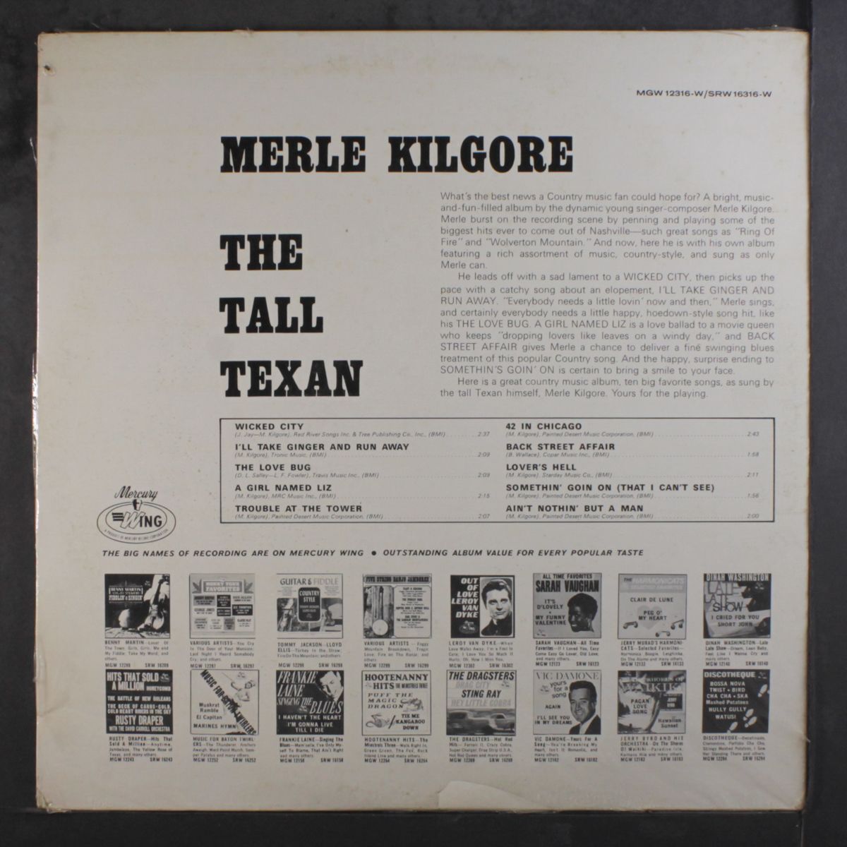the tall texan by MERLE KILGORE