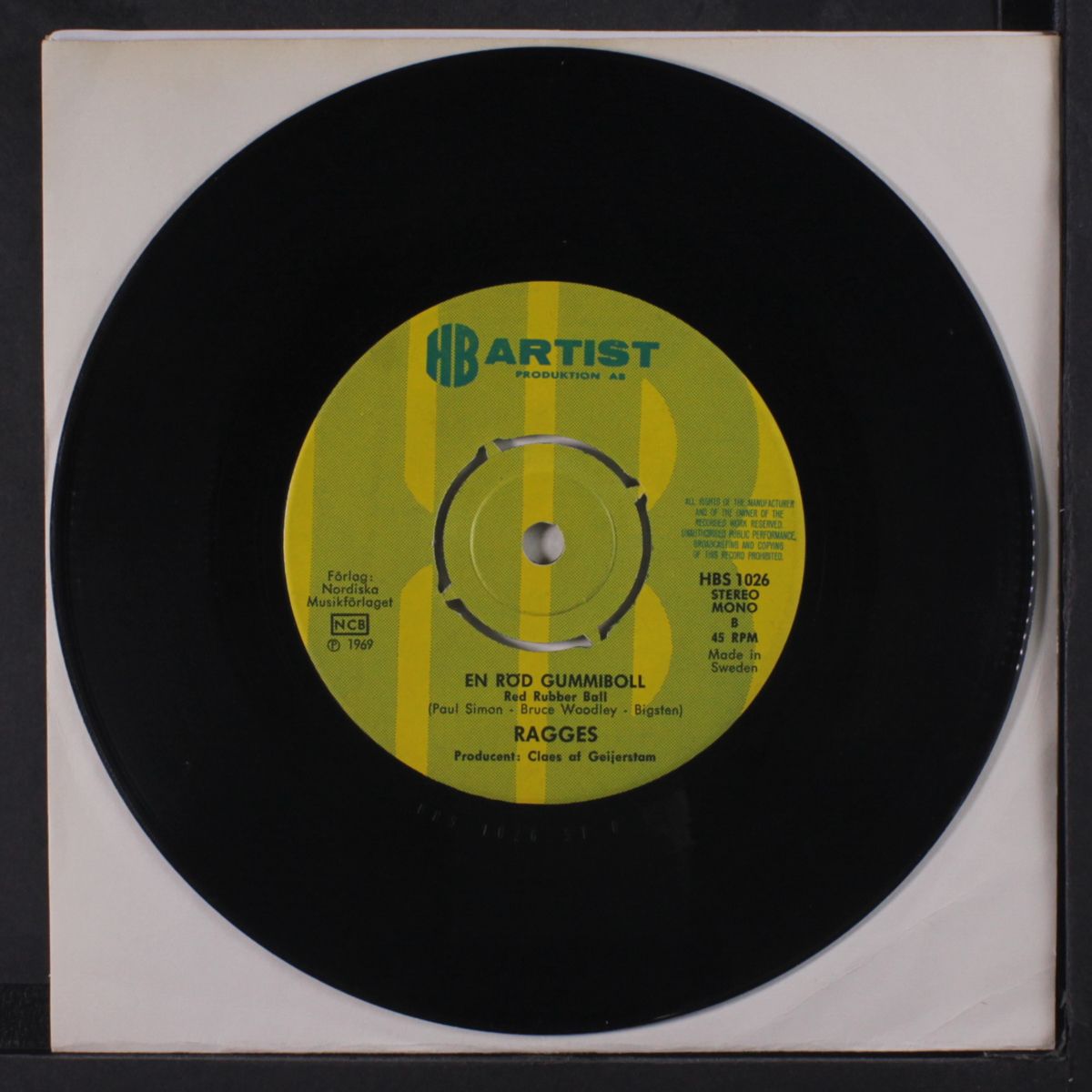 i only want to be with you / en rod gummiboll by RAGGES