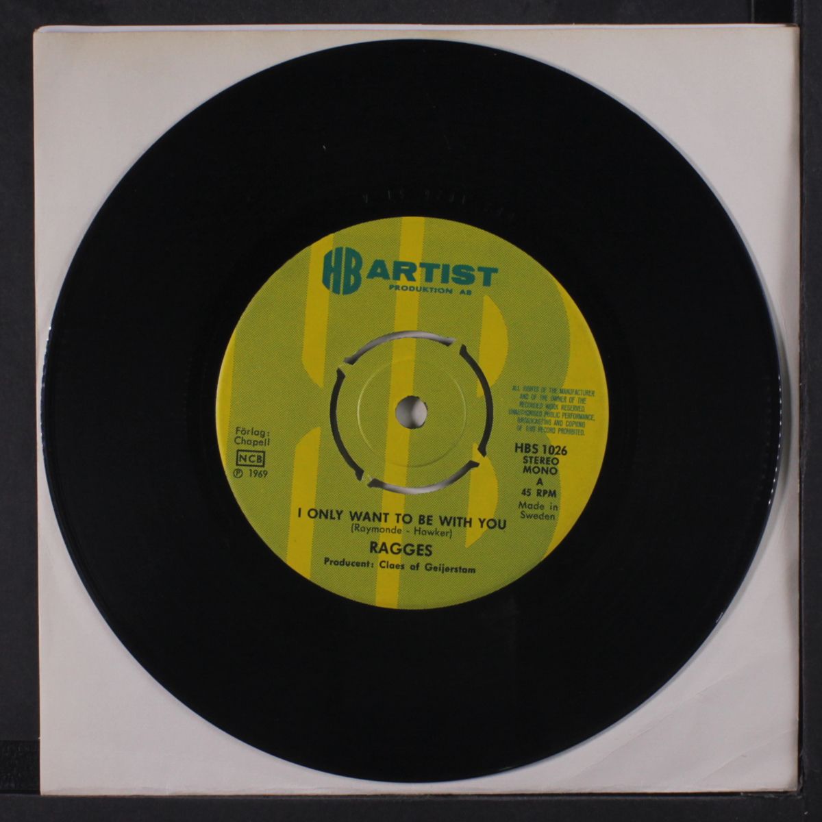 i only want to be with you / en rod gummiboll by RAGGES