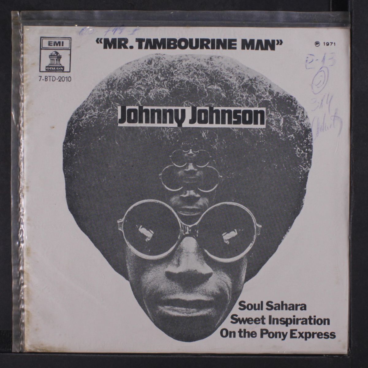 mr. tamourine man by JOHNNY JOHNSON