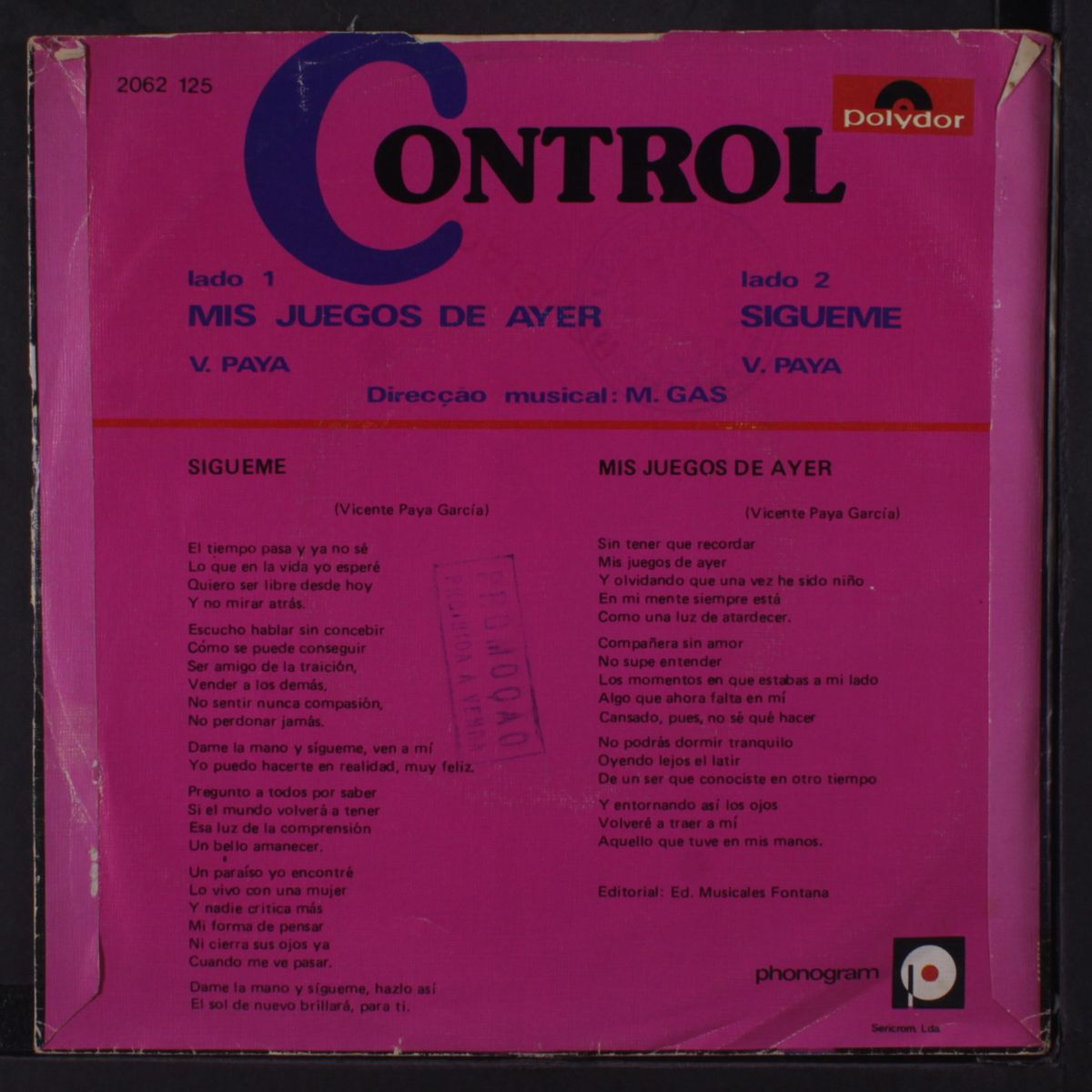 mis juegos de ayer / sigueme by CONTROL