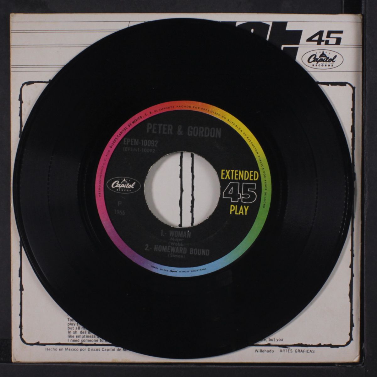 woman ep by PETER & GORDON