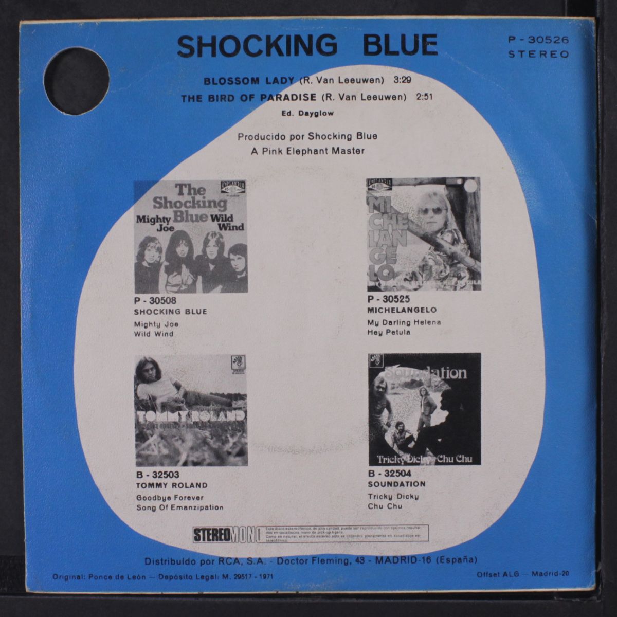 the bird of paradise / blossom lady by SHOCKING BLUE