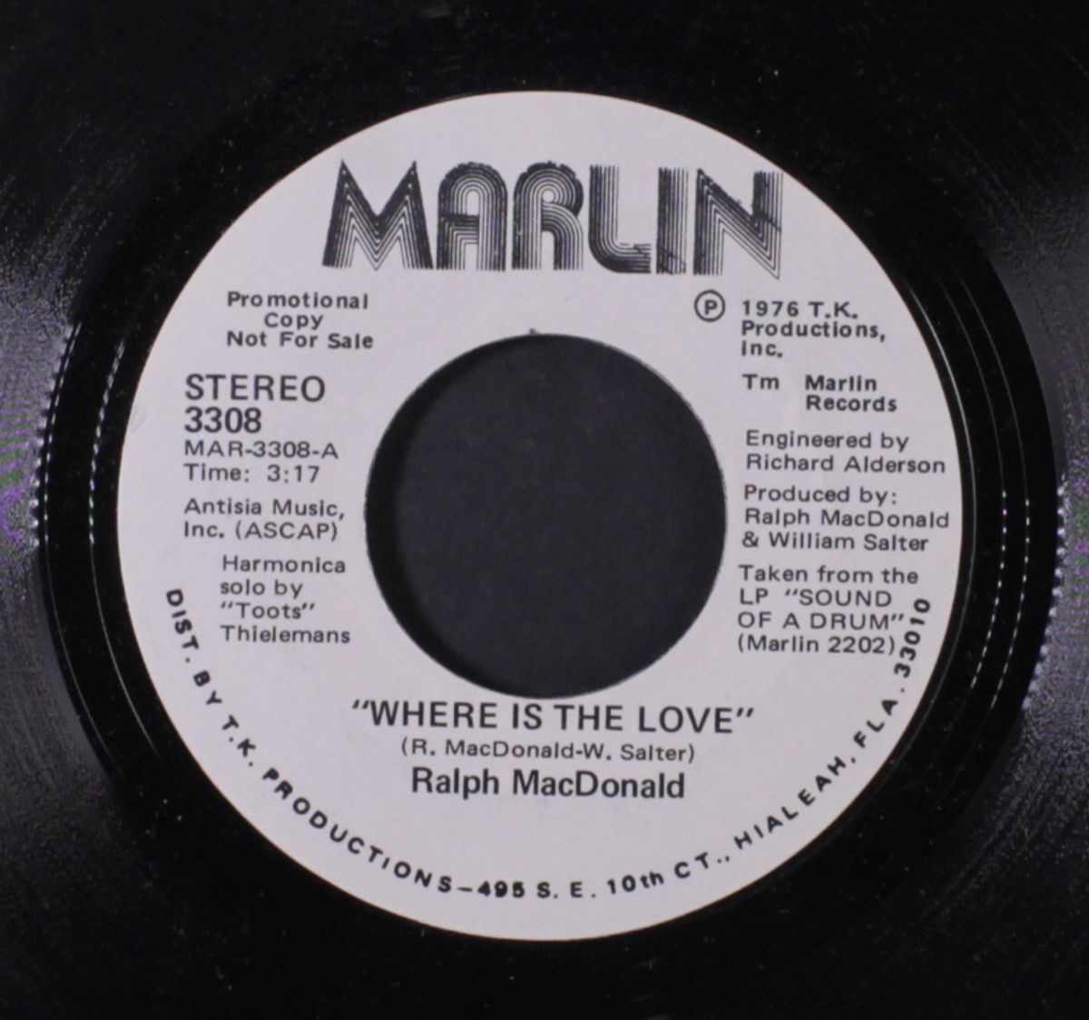 where is the love by RALPH MACDONALD