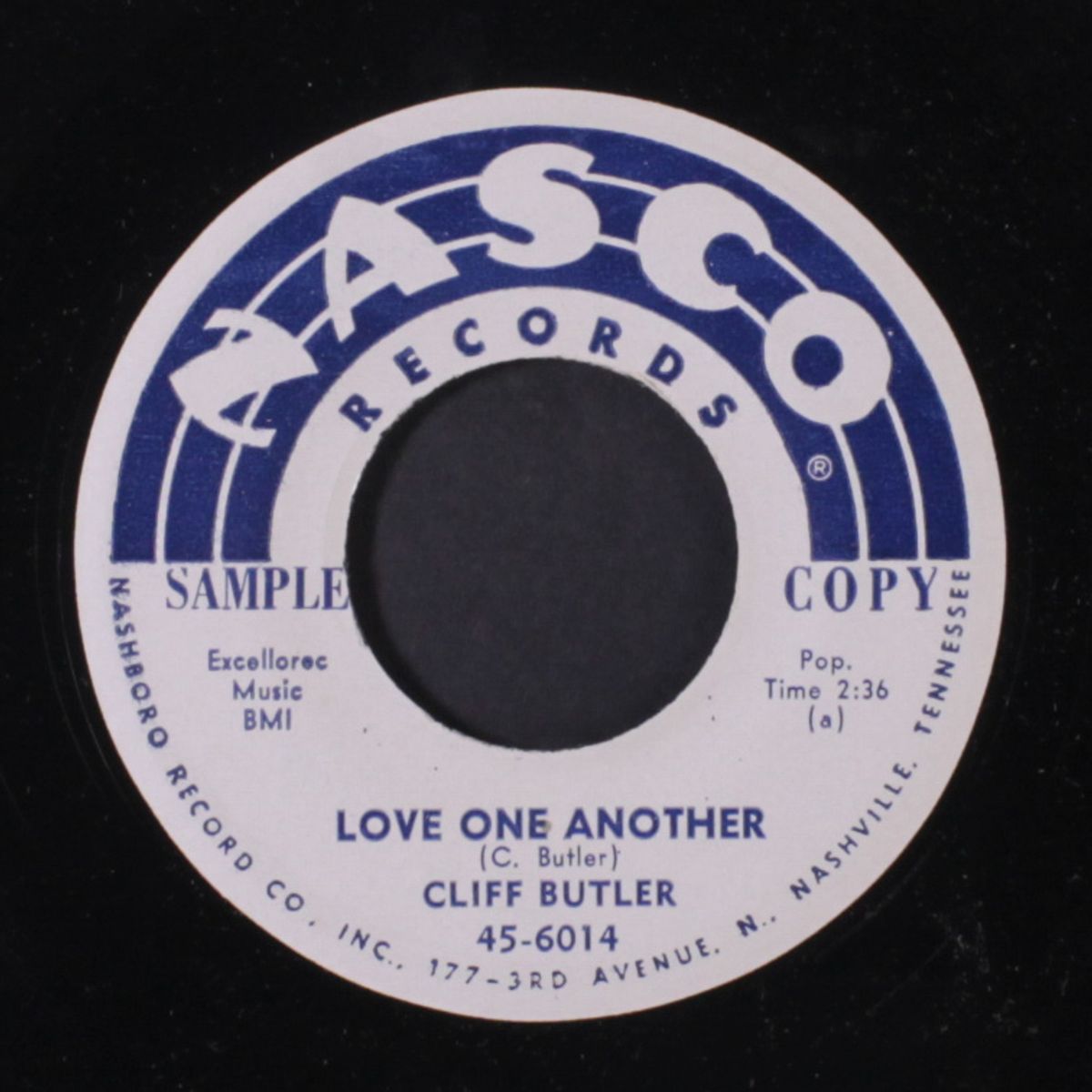 love one another / let us break bread together by CLIFF BUTLER