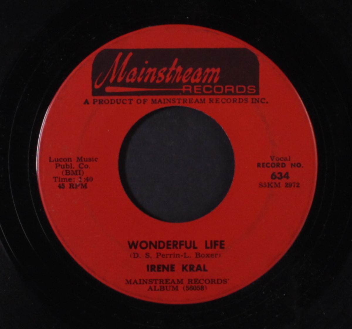 hold your head high / wonderful life by IRENE KRAL