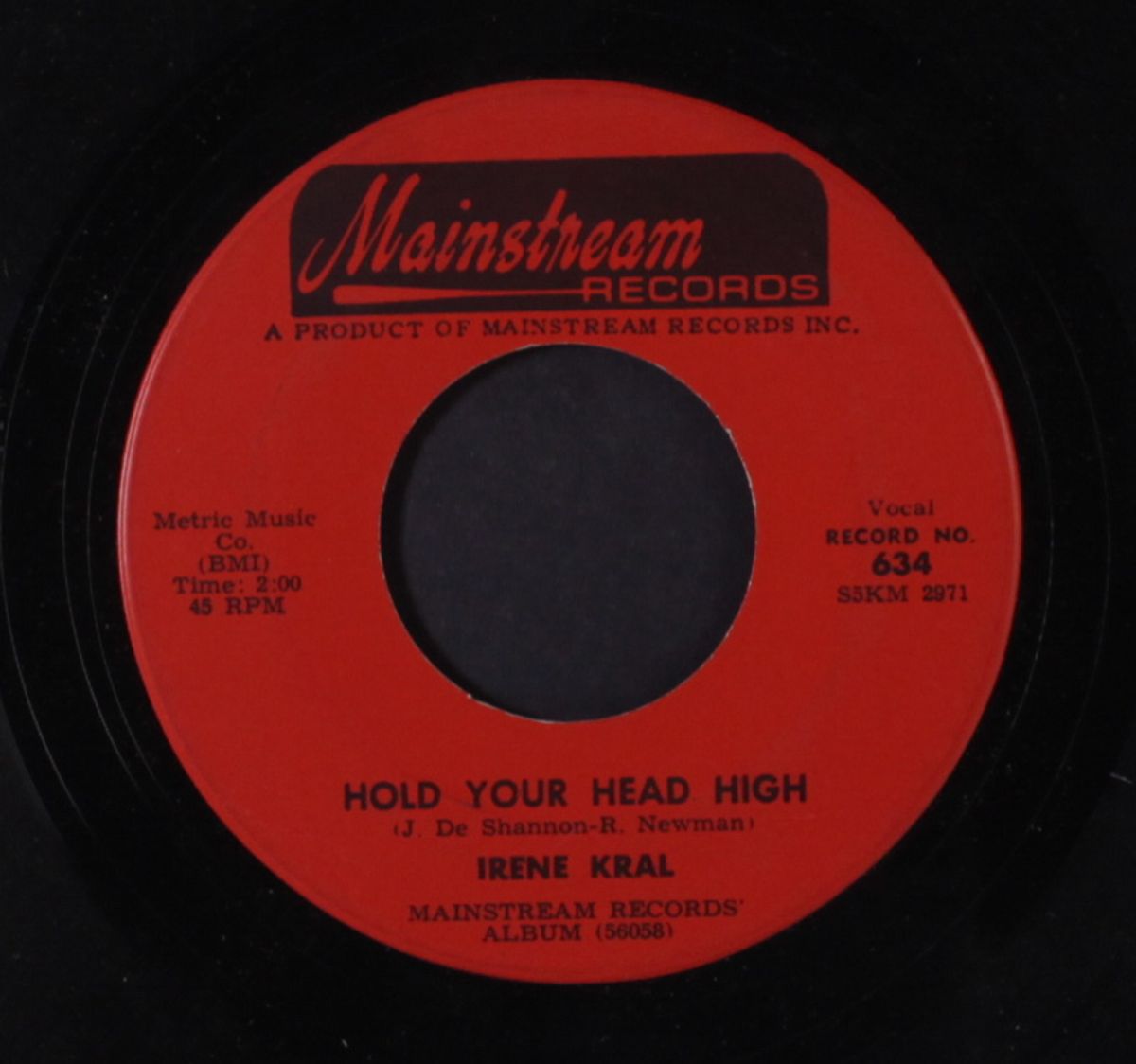 hold your head high / wonderful life by IRENE KRAL