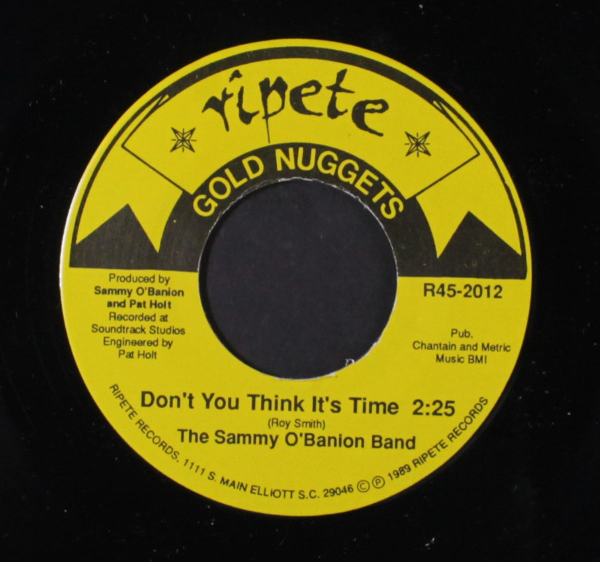 don't you think it's time / very strong on you by SAMMY O'BANION BAND