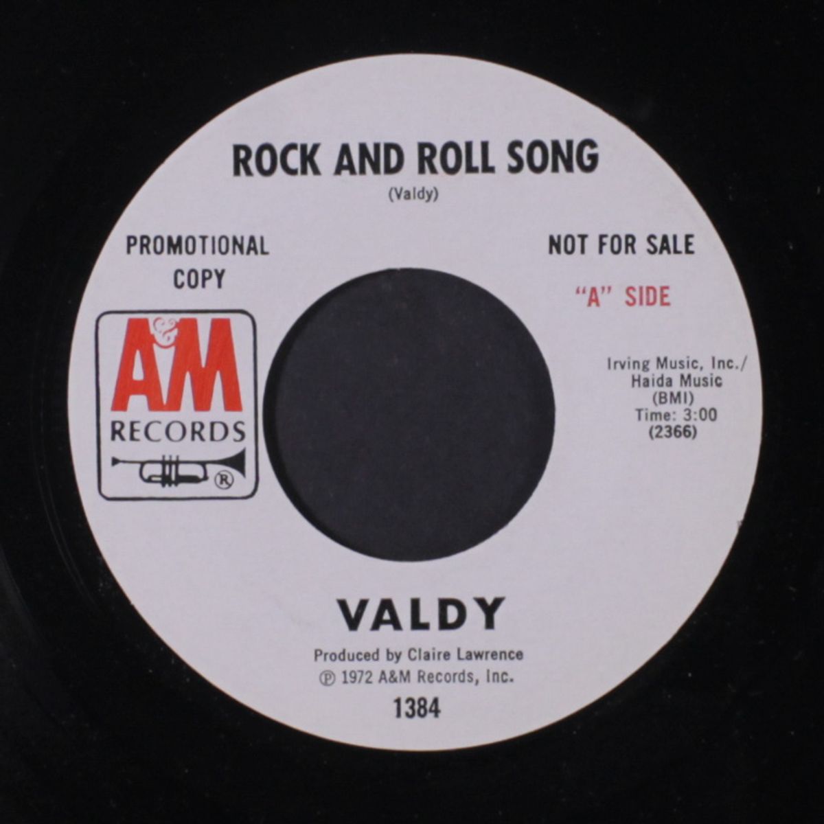 rock and roll song / hello mr. record man by VALDY