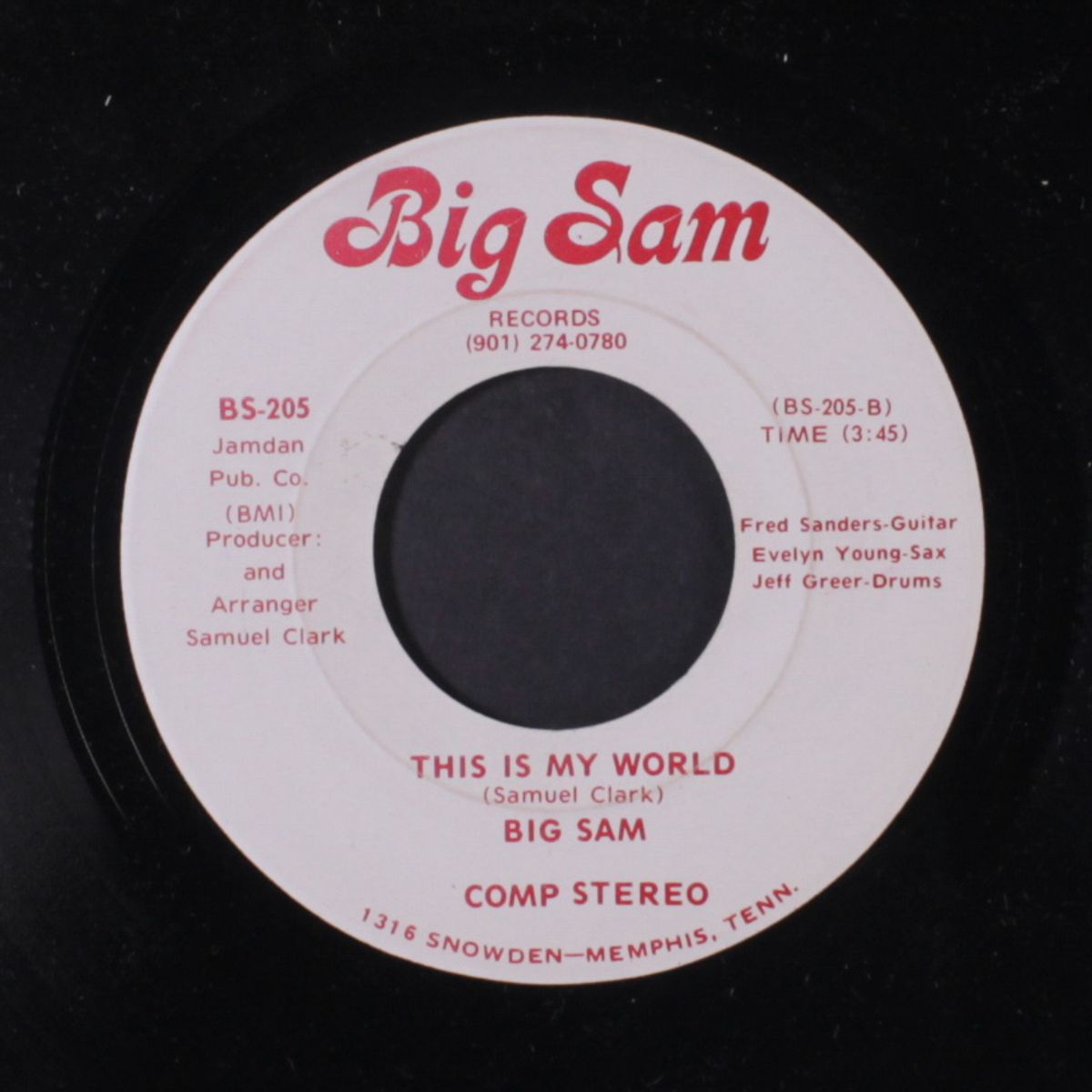 i'm going to south america / this is my world by BIG SAM