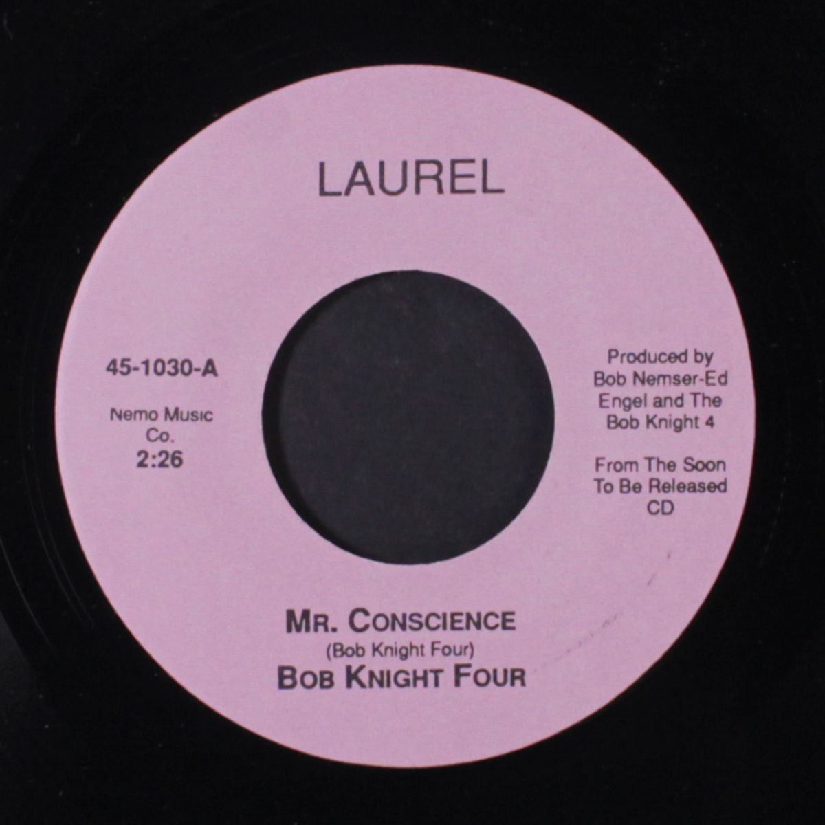 mr. conscience / picture frame by BOB KNIGHT FOUR
