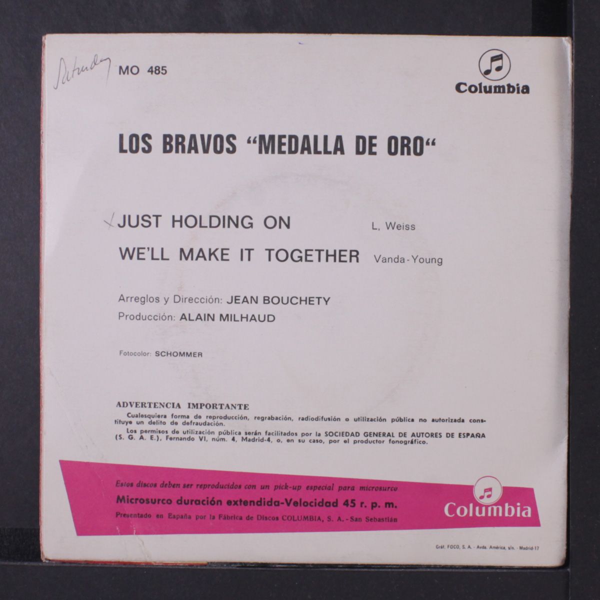 medalla de oro by LOS BRAVOS