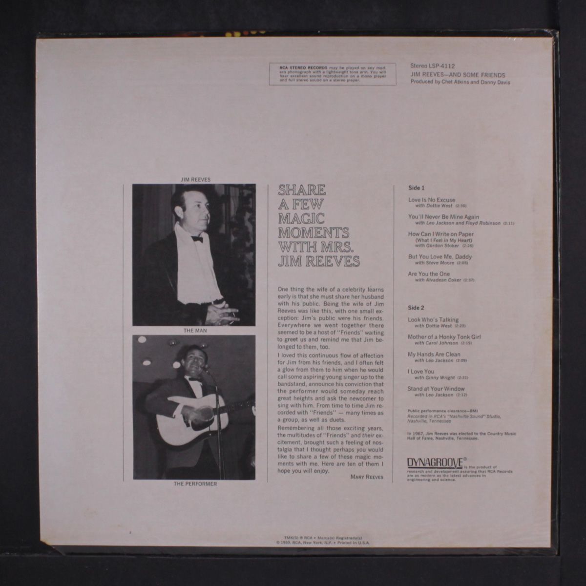 and some friends by JIM REEVES