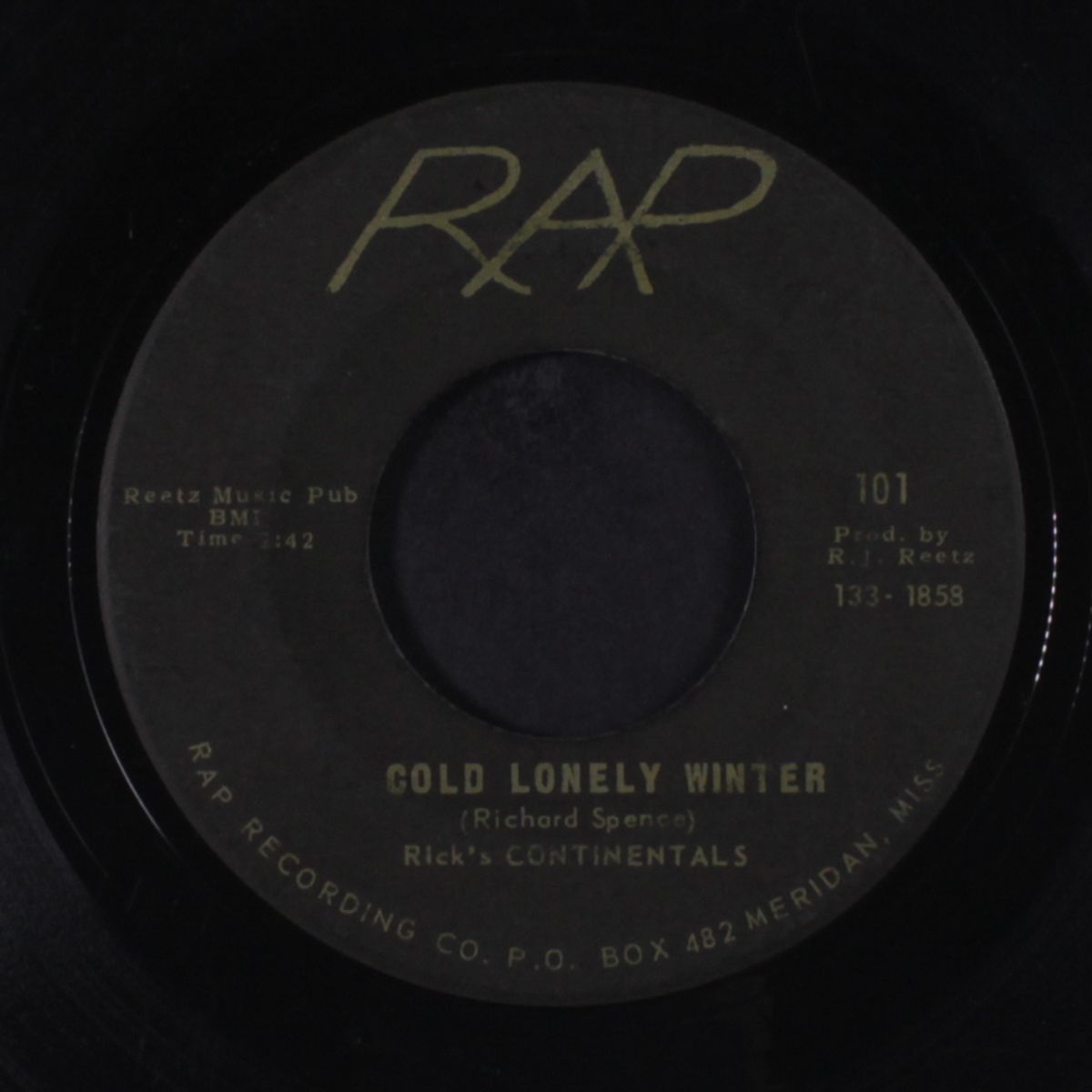 you can live it up / cold lonely winter by RICK'S CONTINENTALS
