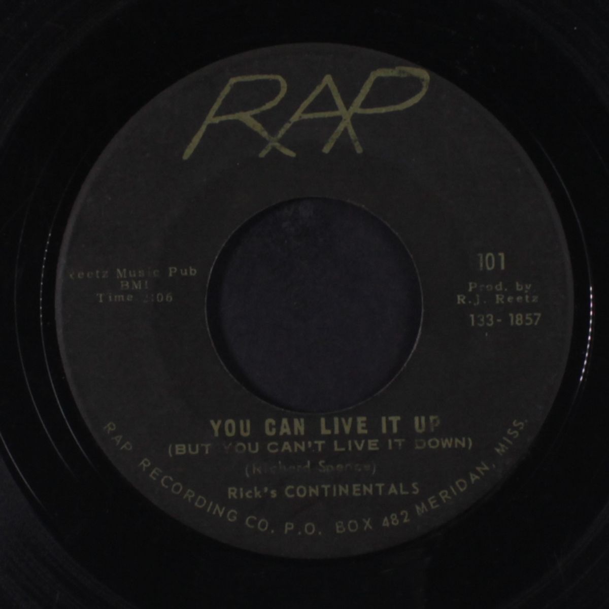 you can live it up / cold lonely winter by RICK'S CONTINENTALS