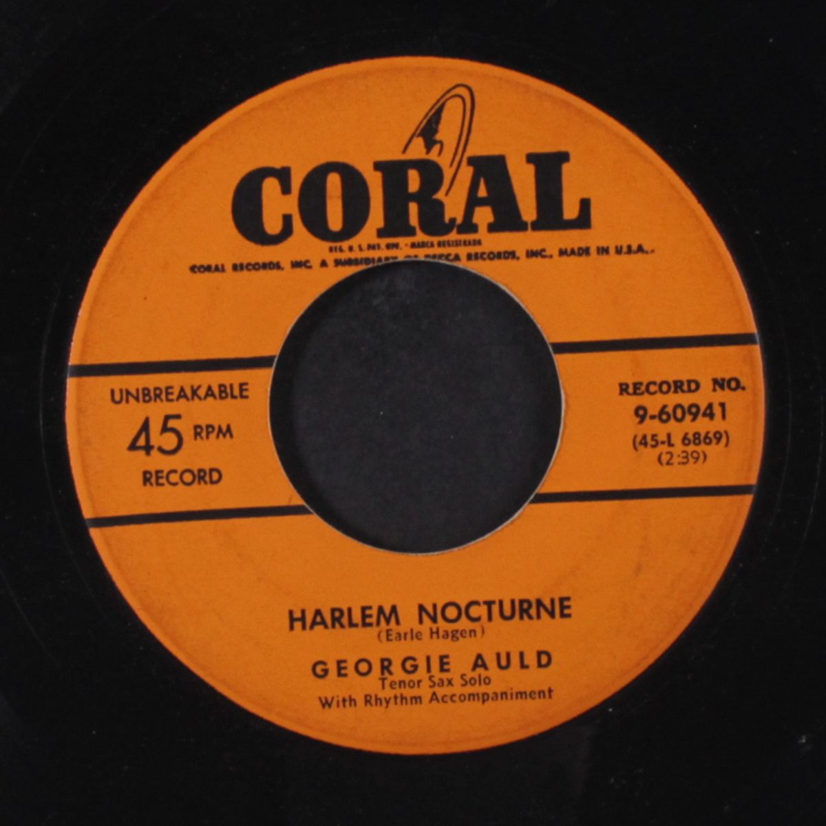 harlem nocturne / lullaby of broadway by GEORGIE AULD