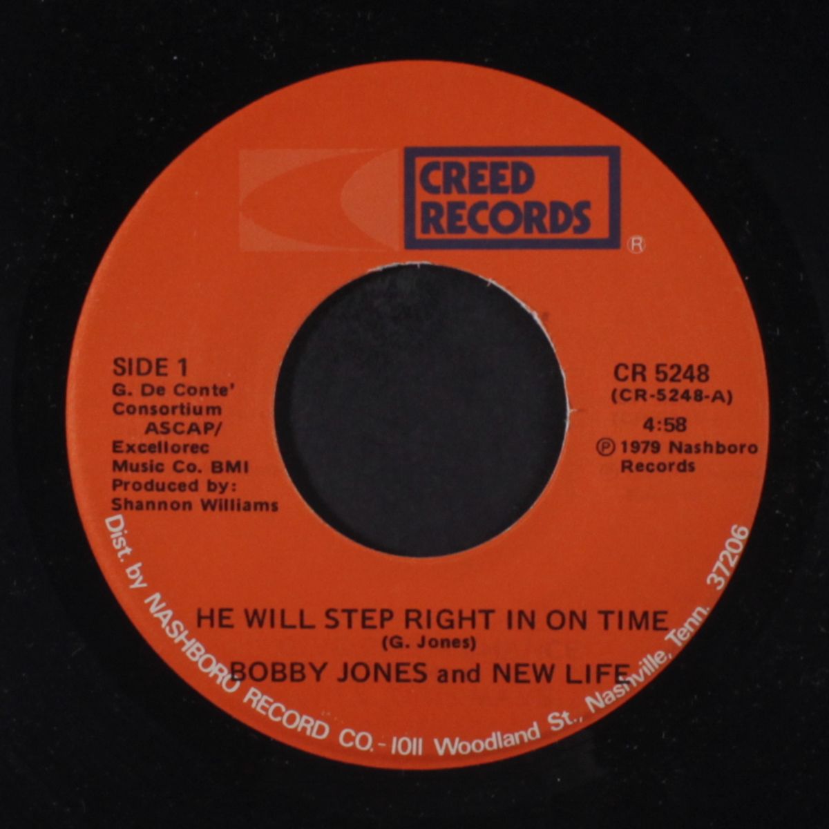 there is hope for this world / he will step right in on time by BOBBY JONES & NEW LIFE