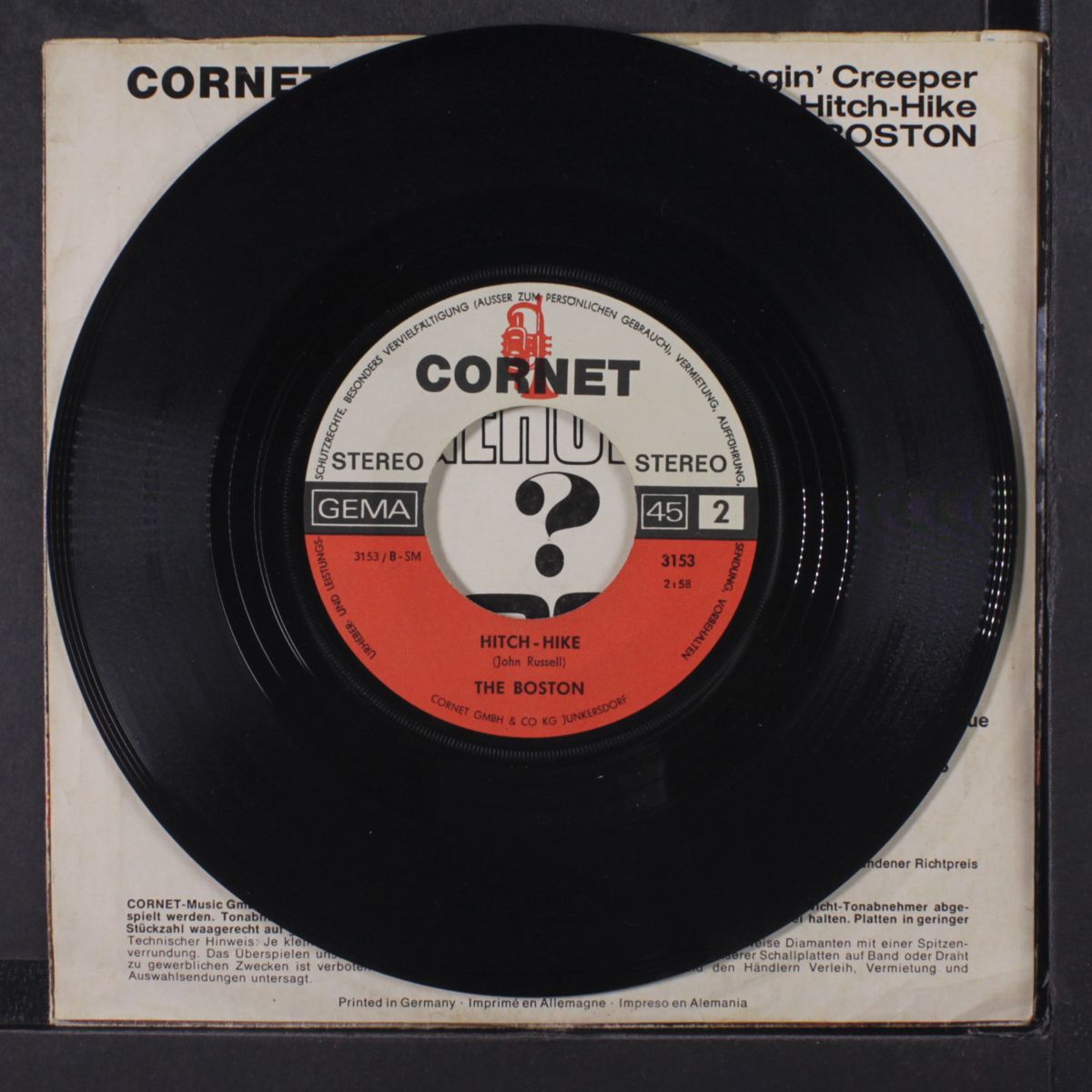 the swingin' creeper / hitch-hike by BOSTON