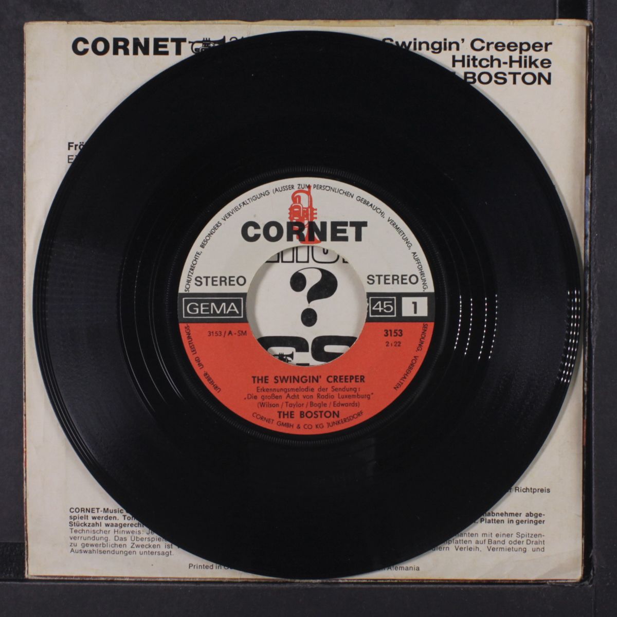 the swingin' creeper / hitch-hike by BOSTON