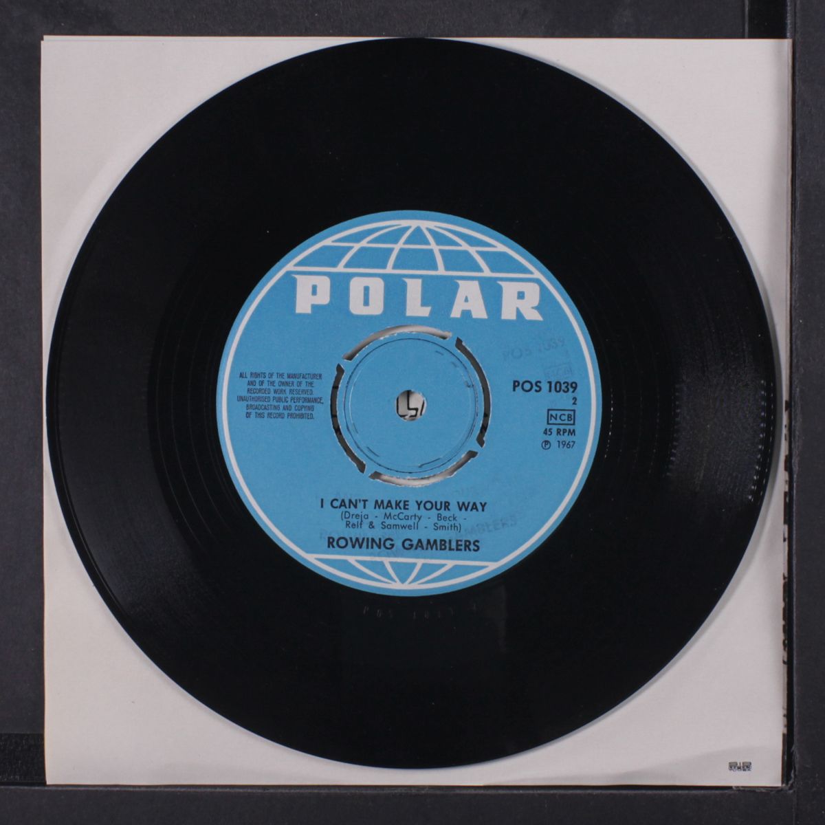 delia's gone / i can't make your way by ROWING GAMBLERS