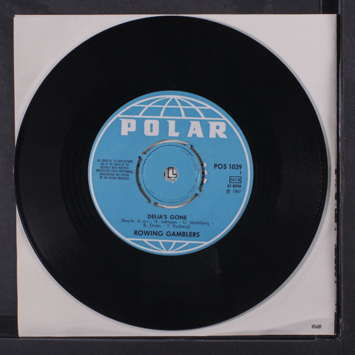 delia's gone / i can't make your way by ROWING GAMBLERS