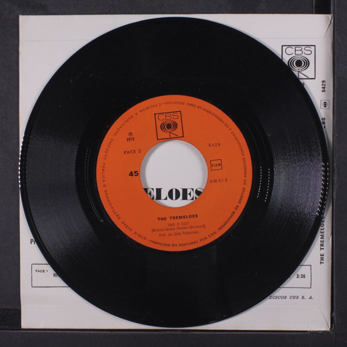 right wheel, left hammer, sham / take it easy by TREMELOES