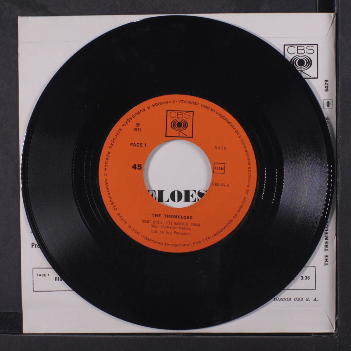 right wheel, left hammer, sham / take it easy by TREMELOES