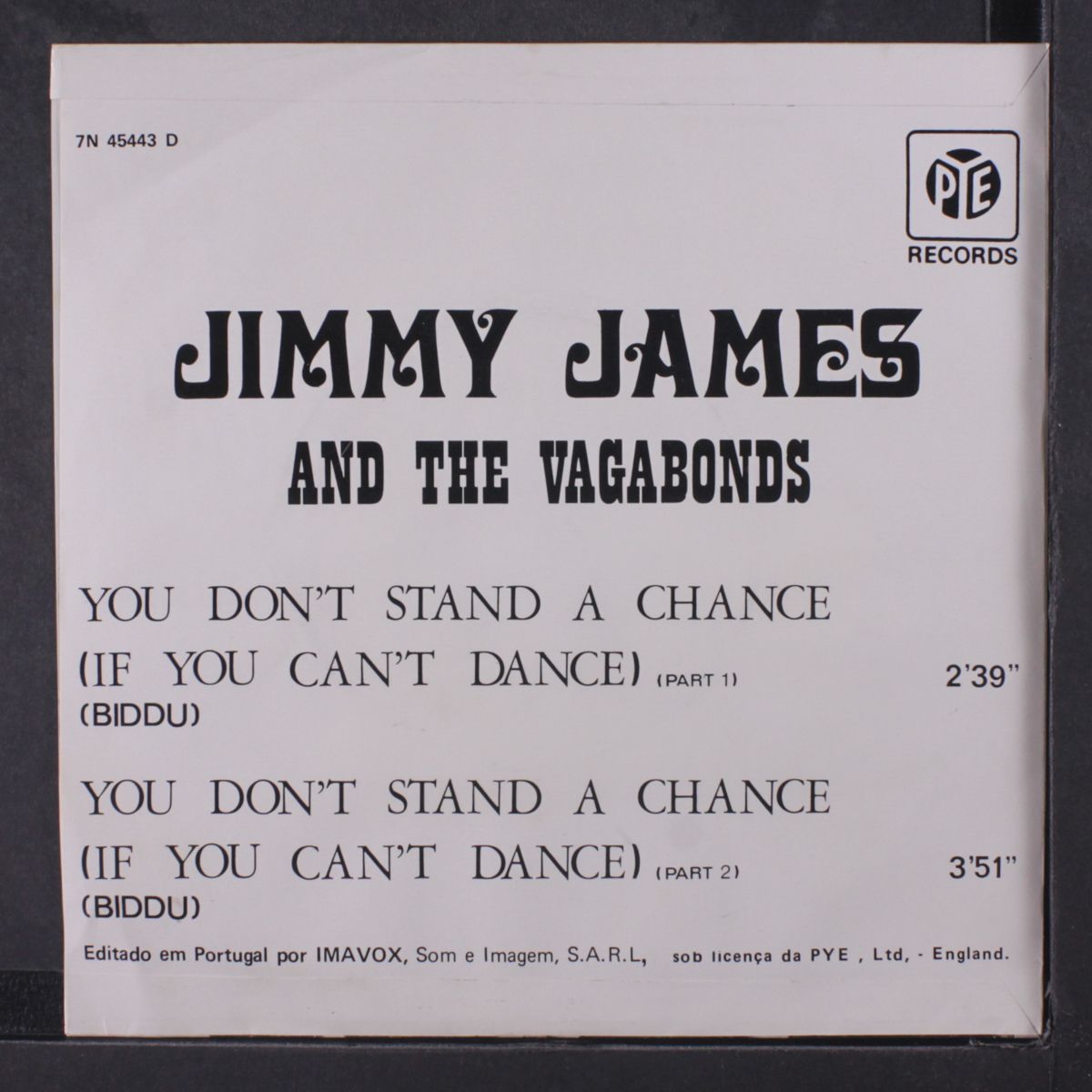 you don't stand a chance / part 2 by JIMMY JAMES & VAGABONDS
