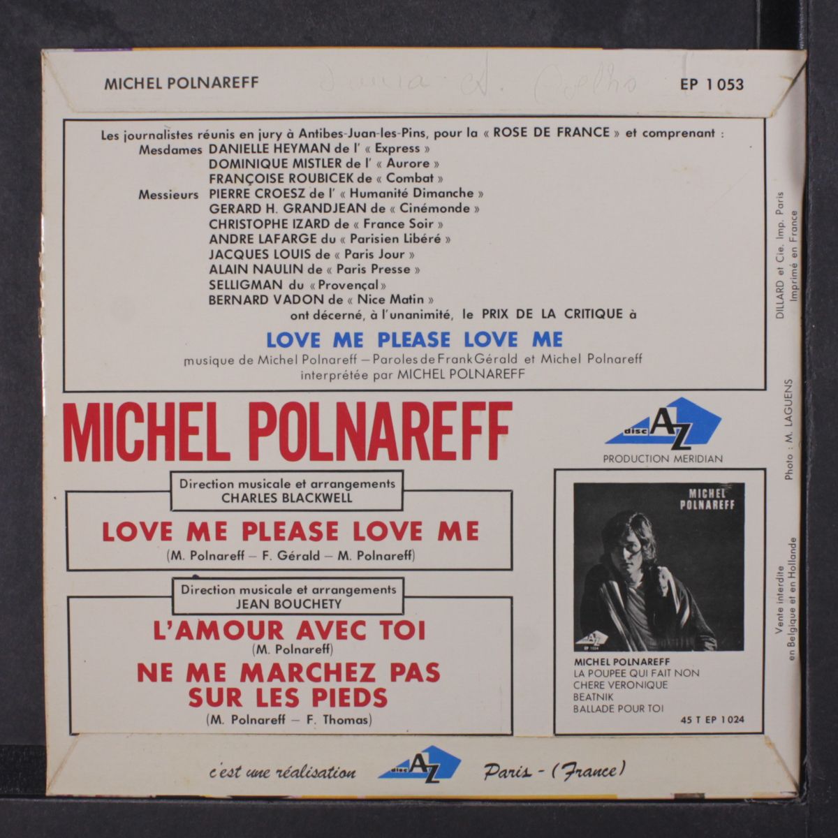 love me please love me + 2 by MICHEL POLNAREFF