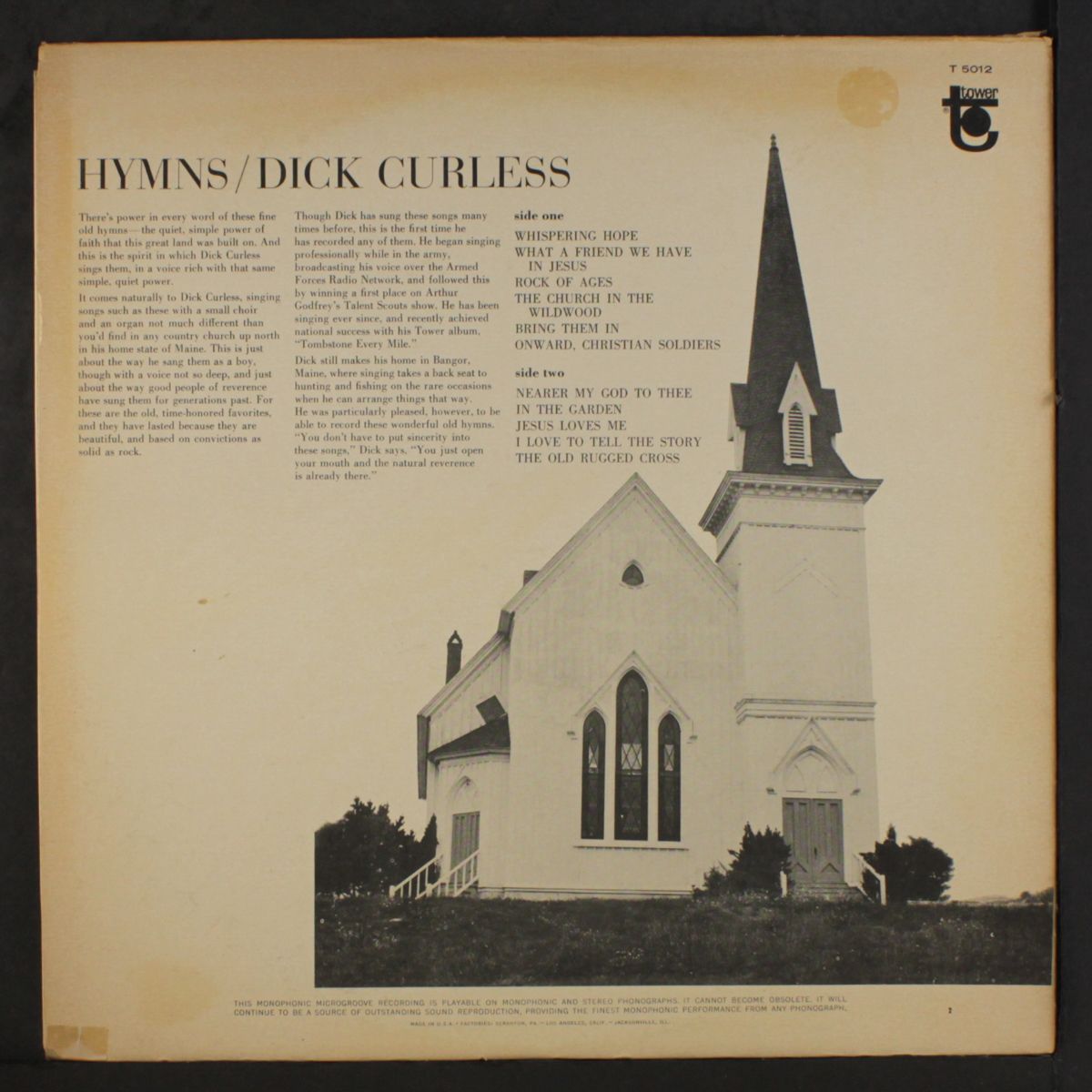 hymns by DICK CURLESS