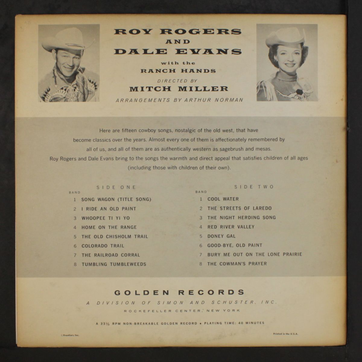 song wagon by ROY ROGERS & DALE EVANS